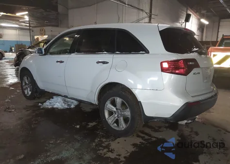 2011 Acura Mdx z USA, uszkodzony, nr VIN 2HNYD2H28BH525213